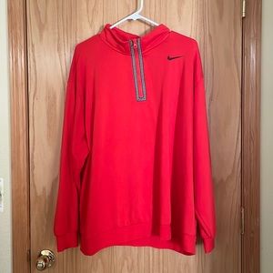 Nike, plus, 1/4 zip sweatshirt